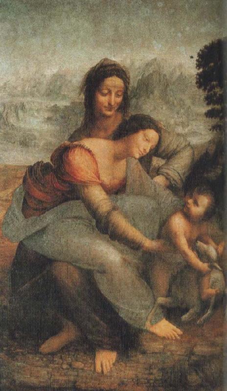 LEONARDO da Vinci Our Lady and St Anne Germany oil painting art